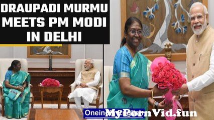 View Full Screen: presidential candidate draupadi murmu meets pm modi in delhi 124 oneindia news politics.jpg