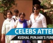 Actor Kushal Punjabi’s funeral was held in Mumbai which witnessed some prominent personalities from the television industry to pay their last respects. Actors Karanvir Bohra, Arjun Bijlani, KubbraSait, among many other celebs were spotted.