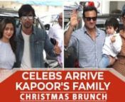 The Kapoor family reunite once again for the Christmas brunch at late actor Shashi Kapoor’s residence in Mumbai. All the star celebs were papped at the residence, with their stylish yet casual looks.