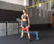 Banded Sit to Squat from squat