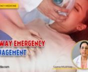 Airway emergency management is the single most crucial skill which is taught to and possessed by the emergency physicians. Airway management is quite significant and is done via the ABC (airway, breathing, circulation) approach. It includes the assessment and protection of airway. The definitive airway management can be done by various methods like rapid sequence intubation (RSI).nn----------------------------------------nEmergency Medicine Lectures Collection -nhttps://www.sqadia.com/categories