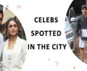 John Abraham and Mrunal Thakur were spotted promoting their next Batla House in the city. While John kept his look casual in a white t-shirt and black tracks, Mrunal looked chic in an all white pantsuit. Kriti Kharbanda was papped in the city. The actress looked pretty in a multi-colored dress which she paired-up with white sneakers. Varun Dhawan was spotted post his gym session in the city. The Kalank actor possed for paparazzi and also took pictures with young fans. He&#39;ll be next seen in Stree