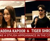 Shraddha Kapoor, who was last seen in Saaho with Prabhas is all set to start the shoot for her next film Baaghi 3 with Tiger Shroff. Yesterday midnight, Shraddha was spotted at the airport with her co-star Tiger leaving the city for the shoot of Ahmed Khan&#39;s Baaghi 3. On the other hand, Tiger Shroff was last seen in the super hit movie War.