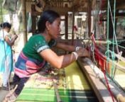 This is only a short clip showing a Hajong woman weaving a traditional Garo dress at her home, in a village just 5 kilometres north of Bangladesh in the Indian State Meghalaya. These dresses are sold at the market, taking 10 days to complete and only selling at 2000 Rupees or US&#36;32. nAs the Garo tribe themselves no longer know how to weave their traditional dress, the Hajong tribe is now the main producer of the dress.