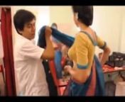 Boy enjoying by dressing her up and touching her navel and other sensitive parts. For more unseen videos visit: http://www.tollywooduncut.com
