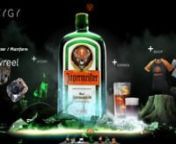 Alive and kicking:nThe new Jägermeister Brand ExperiencennJägermeister changes everything. Because transformation is the brand’s core-intuition. The momentum of the transition therefore stands at the center of the new corporate website – as a connecting basic principle of design, technology and programming.ttnnhttp://www.jaegermeister.de/default.aspx?ar=1#/de-de/homennThe new Jägermeister website is a staging of change. The visitor does not navigate through it; he passes through innumerab