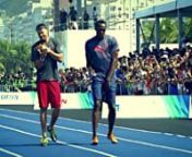 Special Event, designed for Mr. Usain Bolt. Unique Oficial 100m race at the beach on the world.