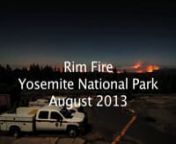I produced this video out of personal interest and after sharing it with the National Park Service, it&#39;s had over 1.5 million views on YouTube and on national news.If you are interested in licensing footage please contact me: jb (at)jonathanbyers (dot)comnnThis is a series of timelapses of the Rim Fire growing rapidly between August 22nd and 27th shot from the Crane Flat Helibase and Glacier Point.This video was produced to look at the movement of the smoke from the fire.For more infor