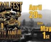 The 13th Annual TrailFest 2016 , Adventure Off Road Park, nApril 29 - May1, 2016 #trailfest2016nnRegister Here:nhttp://www.sfwda.org/trailfest2016/nnTHE PARK IS LOCATED 34 MILES WEST OF CHATTANOOGA, TENNESSEE AND HAS FANTASTIC FACILITIESnTO GO ALONG WITH NUMEROUS AND VARIED SELLECTION OF TRAILS.nn* SAVE AND WIN WHEN YOU BOOK EARLY * nEARN &#36;10 DISCOUNT WITH EARLY REGISTRATION (by March 1st) AND BOOK ONLINE TO BE REGISTERED IN AN EXLCUSIVE WARN WINCH RAFFLE! n_______________________________________