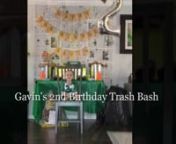 Pee-Eww It&#39;s true! Gavin is turning TWO! And what could be more perfect than a Trash Bash party to celebrate his birthday and love for trash trucks! Happy 2nd Birthday Baby Boy! We love you!