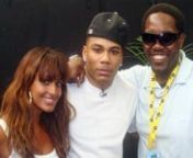 1Xtra DJs Seani B and Max met up with superstar Nelly back stage at Radio 1&#39;s Big Weekend in Maidstone, Kent.