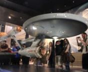 Video I shot of the opening of the Boeing Milestones of Flight Hall, at the National Air and Space Museum in Washington, DC. This awe inspiring Gallery features historic aircraft, and space vehicles like the Spirit of St. Louis, and the Apollo 11 space capsule, not to mention the newly restored Star Trek original series U.S.S. Enterprise shooting miniature. The Smithsonian recognizes that Science Fiction, and especially Star Trek, has inspired people to become astronauts andscientists. The ico