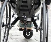 2KS TraceS is an innovative all terrain wheelchair. Very versatile, the TraceS with is shock absorber allowed you to