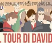 IL TOUR DI DAVIDE is a short rom-com filmed on a tour bus around Rome.nnDavide, a city tour guide, leads his faithful tourists into a bizarre and surreal excursion through Rome and its famous landmarks that have witnessed the reasons for his broken heart.nnIl Tour di Davide won Best Actor at the Cortinametraggio Film Festival 2014 and was screened at numerous festivals including 37th Cleveland International Film Festival, 13th Milano International Film Festival 2013, 34th Durban International Fi