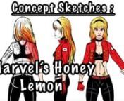 Minor redesigning of Marvel Comic’s (NOT DISNEY) version of Honey Lemon from Big Hero 6. Subtle changed like taking away the high heels, giving her a red belt for clarity, more asian looking face, smaller breast, making her jacket more of a military style, a Japan flag on her jacket, added a kanji on the back of her jacket, moved her Cat tattoo from her lover back to her shoulder, covering her chest more with a sport bra, and making her overall more muscular. nnStill wondering if I should keep