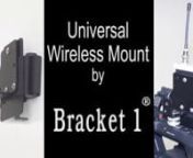 Universal Wireless Receiver and Accessory Mounting Kit - Attaches to any Hot Shoe, Cold Shoe or 1/4-20 threaded hole on your camera! Accepts most any Wireless Microphone Receiver and many other accessories as well. Velcro Strap cinches tight against receiver, pressing into the deep rubber padded plate for a secure attachment. Tabbed bottom for extra security. Angled bracket with multiple mounting holes allows for mounting in different directions. Kit includes one Quick Plate, one angled adapter