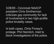 Cincinnnati NAACP president Christopher Smitherman,
