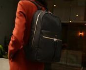 Based on our bestselling Beauchamp backpack, the Beaufort is simply a larger version. With all the amazing features of the Beauchamp, plus a new double compartment feature, the Beaufort is the ultimate city laptop backpack.