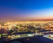 a unique prespective of Doha skyline