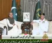 President of Pakistan Arif Alvi meet with Navel Chief staff