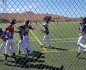 Sebi ends the semifinal game with a walk-off infield fly rule.