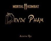 This is part of my contribution to Mortal Kombat 11 as Lead Animator at Steamroller Studios. It was literally a dream come true to work on a game that&#39;s been a huge part of my life.nnJust a quick shout out to my MK11 team at Steamroller and the fine people of NetherRealm Studios for allowing us to take part in their iconic franchise. Extra thanks to PJ and Josh over at NRS.nnMusic: The Armory (Mortal Kombat 9 Soundtrack) and The Streets (Mortal Kombat 3)nnnnJade - Character and prop animation do