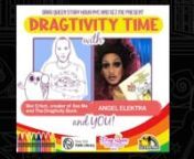 Designed for kids ages 8-18, this virtual Dragtivity Time program is hosted by Angel Elektra from Drag Queen Story Hour NYC and Mor Erlich, creator of Sez Me, the acclaimed LGBTQ+ web series for all ages, and The Dragtivity Book, an educational tool for engaging kids in conversations about gender and identity.nnIn this video, Angel reads Don’t Touch My Hair by Sharee Miller, and The Dragtivity Book, then Angel and Mor discuss consent and what drag means to them. Finally, they answer questions