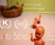 Tomato Babies &#124; 2017 &#124; Japan &amp; USA &#124; 1 mnnnBased on an original idea by Yvonne MeiernAdapted by Lisa KusanaginDirected by Lisa KusanaginProduced by Yvonne MeiernMusic by Kimmo PohjonennDirector of Photography Lisa KusanaginAnimation &amp; Editing by Lisa Kusanaginn••••nIn Yvonne Meier and Lisa Kusanagi’s animated short “Tomato Babies,” a trio of miniature plastic baby dolls create domestic havoc over the course of a brief existence. These androgynous creatures hatch from a grou