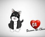 A short video representing a Charity, Change For Kids (C4K)nIt&#39;s a 2D animation made with Live2D CubismnThe puppy character was designed with Clip Studio Paint