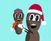 Mr. Hankey the Christmas Poo, sings the song of Circle of Poo with his son Cornwallis.nNoel Kakası Bay Hankey, oğlu Cornwallis ile Kakanın döngüsü şarkısını söylüyor.