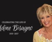 Uldine Bisagno, our Pastor Emeritus Bro. John Bisagno&#39;s wife of 63 years, went home to her Savior on Wed, Sep 13, 2017, following a gracious and courageous battle with cancer. This celebration of her life was held at Houston&#39;s First Baptist Church on Sat, Sep 16, 2017.nn------------------------------------------nnUldine Olive Beck BisagnonnUldine was born January 15, 1935, in Indianapolis, Indiana, to Paul and Velma Beck who preceded her in death along with siblings, Bob and Bill. She is survive