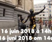 World Naked Bike Ride in Brussels called Cyclonudista