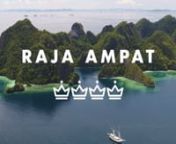 The Raja Ampat Islands lie at the heart of the Coral Triangle in Indonesia, one of the most biodiverse marine regions on Earth. Consisting of four main islands surrounded by 1,500 wild and jungle-covered islands, the area has been virtually undiscovered by the western world.nnJoin Dian Gafar, a cruise director and divemaster on the luxury Panisi-style yacht for a sailing adventure to explore the world above, on, and below the pristine waters of Raja Ampat. Experience luxury travel in a remote de