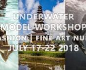 UNDERWATER MODEL WORKSHOPnFASHION &#124; FINE ART NUDEnTHE WORKSHOP IS LED BY DAN HECHO AND CHRISTIAN ZINK IN TULAMBEN ON BALI FR0MnJULY 17-22 2018n2 PHOTOGRAPHERS ARE LEADING THIS SPECIAL WORKSHOPnnWHO IS THE WORKSHOP FOR?nThe workshop is suitable for hobby and professional photographers. Diving training is not necessary. Photographers with no experience with underwater photography will learn how to take epic pictures in the pool. We have shallow areas in the sea spotted with volcanoes and fish. We