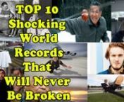 Top 10 shocking world records that will NEVER be broken &#124; list back nnNumber 10. Fallout Boy.nnTsutomu Yamaguchi was born on March 16, 1916 in Nagasaki. He was on a business trip to Hiroshima when the first bombing happened, and just three days later returned to work, where the second bombing happened. Only 64 years later was he truly recognized as a survivor by the government of Japan. Tsutomu died at the age of 93, on January 4th, 2010 from stomach cancer.nnNumber 9. Kevin Fast.nKevin Fast has