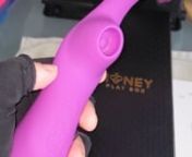 20220811 @HoneyPlayBox #JulyClitSuckingGSpotVibrator ���������������������. I 100% recommend it! You won&#39;t regret it. The dual clit &amp; G spot stimulation is fantastic, intuitive &amp; powerful. Very enjoyable. Smooth, beautiful silicone body. Waterproof. Rechargeable. Separate stimulation heads, speeds &amp; patterns. More clit sucking power than other clit suckers I&#39;ve tried ���. Flexible corrugated arm for penetration that makes it ideal for b