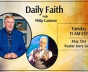 On Daily Faith, Pastor Jerry Grillo is an author, motivational speaker, and lead Pastor of Church One80 in Hickory, NC. Today, Pastor Jerry shares a revelation into the realm of faith about how your confidence and trust in Him, God’s overcomer spirit living inside you, is greater than any obstacle you may face. Your faith moves God&#39;s heart. David was a man after God’s heart, a man of faith. When Goliath came to town, David was not afraid to slay him because he knew his God. God gave David a