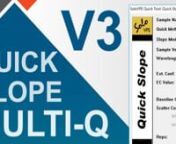 In this video, we review how to perform a Quick Slope Multi-Q test on the CTech SoloVPE System Ver. 3 software. Starting at the software’s Home Position, the Quick Slope window is then opened, and viewers are shown how to enter information needed to begin the sample measurements. The video will also demonstrate the process for preparing the Fibrette Optical Component and sample for measurement. The process is followed through to data collection, naming, type, and storage location.nnOur website