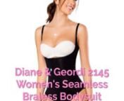 Diane &amp; Geordi 2145 Women&#39;s Seamless Braless Bodysuitnnnhttps://www.myfajascolombianas.com/products/diane-geordi-2145nnnPowernet: Polyamide 86% - Elastane 14%nn Because we care about your customers&#39; health and comfort, Diane &amp; Geordi 2145 brings this strapless bodysuit to take good care of their silhouettes while giving them amazing curves and the best shaping experience. No more worries about designs, fabrics or styles, Diane &amp; Geordi 2145 has what it takes to meet their expectati