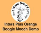 This video is about SDC Inters Plus Orange - Boogie Mooch Demo