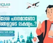 At Scholab, we give wings to the average Indian dream of overseas education. We provide the golden touch of reality to your dream of studying abroad. We help you through the entire process of your journey, right from choosing your subject to your university and how and when to apply, to your loans, visa and your accommodation in the new place.nnYou can put your future in our hands and trust us to show you the best way out of the maze. We have an excellent team with your best interests at heart,
