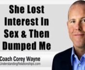 Why women lose attraction, interest in sex and then leave their relationships.nnIn this video coaching newsletter I discuss an email from a viewer who has been following me for over 7 years. Up until a few days ago, he was planning on marrying his now ex-girlfriend. However, due to some problems she had in her life and with her sister being cheated on by her husband, she lost attraction and interest in him, or so he believes. He says his girlfriend lost interest in sex and the more he brought it