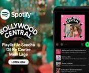 This relatable film conceptualised and produced by our team for Spotify perfectly expresses our � dil diyaan gallan � about the Bollywood Central playlist, check it out!nnClient POCs - Mohijit Mukherjee, Tanuja KhetwalnCCO - Akshat GuptnCOO - Manoti Jain (She / Her) JainnAccount Director - Prachi VasantnAssociate Account Director - Priyanka ThakkarnCreative Producer - Supari Studios - Vama SakariyanSenior Creative Director- Supari Studios - Karan KapoornAssociate Creative Director - Nimisha