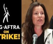 SAG-AFTRA President Fran Drescher announces actors will strike after negotiations with AMPTP failed to produce a new contract.