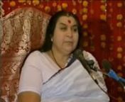 Archive video: H.H.Shri Mataji Nirmala Devi speaking in Marathi at a Sahaja Yoga public program in Shrirampur, Maharashtra, India. (1987-0112)