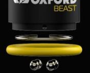Some say that size doesn&#39;t matter. When it comes to locks, it matters! The Oxford BEAST is so big it comes with a health warning on the box: WARNING - HEAVY! The lock alone weighs 3.6KG, the chain 15.5KG!nnTo put this into context:n• The BEAST has a 30mm locking pin. Our next biggest is 16mm and that one is approved to the 4 highest international security standards!n• The BEAST lock body has a 90mm girth (the same as a pint glass) and all of it solid steeln• The 22mm hardened steel chain l