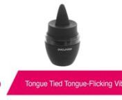 Tongue Tied Tongue-Flicking Vibe:nhttps://www.pinkcherry.com/products/tongue-tied-tongue-flicking-vibe (PinkCherry US)nhttps://www.pinkcherry.ca/products/tongue-tied-tongue-flicking-vibe (PinkCherry Canada)nn--nnAre you partial to some perfect, patient oral sex? If so, you already know that there&#39;s nothing quite like the sensation of an enthusiastic partner going down just right. Also, you&#39;re probably in the majority. If there&#39;s one down side to some tongue-love, it&#39;s that it generally requires