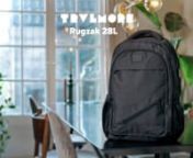 6721-TRVLMORE-LaptopBackpack - 15.6Inche-SchuineRits-Black-V3 from 15 inche