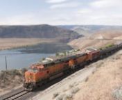 Travel to Eastern Washington State and tour a lesser-known rail line that connects Stevens Pass with the busy Funnel. The Columbia River Subdivision begins at Wenatchee, which garners the nickname “Apple Capital of the World” and continues through orchards, coulees, and wheat fields to Latah Junction in Spokane. This was part of Great Northern’s route constructed by the “Empire Builder” James J. Hill and today serves as BNSF’s Northern Transcon. nnThis is your trackside seat to watch