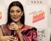 ‘Sixteen-year-old&#39;s portfolio shoot in a saree?: When Sushmita Sen SHARED her first six-yard experience. Sushmita Sen defines a modern woman with traditional values. Being born to Indian Airforce personnel, the actress takes pride in Indian culture, and always embraces them when given a chance. At the Lakme Fashion Week, the Bong belle strutted down the ramp in a fusion Kanjeevaram saree cum jumpsuit that reverberated contemporary India. More interestingly, her association with a splendid piec